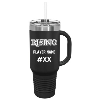 Rising 40oz with handle - personalized with name & number Thumbnail
