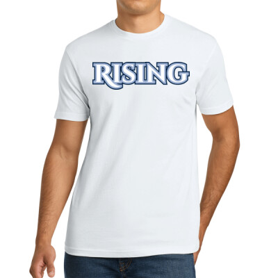 Adult Unisex Rising Crewneck Tee - White Thumbnail