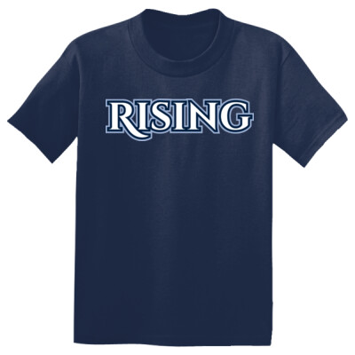 Youth Rising Drifit Performance Tee - Navy Thumbnail