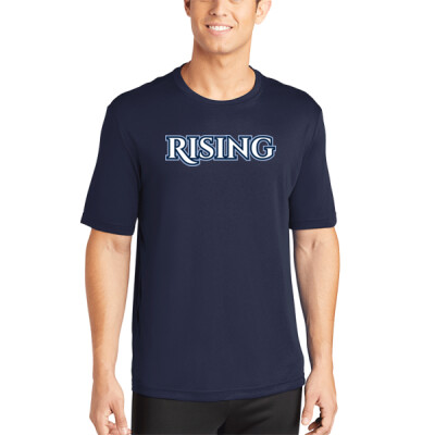 Adult Rising Drifit Performance Tee - Navy Thumbnail