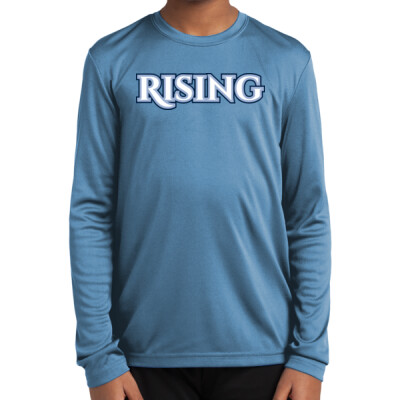 Youth Rising Long Sleeve Drifit Performance Tee - Columbia Thumbnail