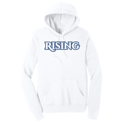 Adult Bella Canvas Rising Hoodie w/ Optional Number on Sleeve - Light Colors Thumbnail
