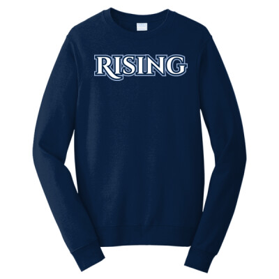 Adult Rising Favorite Fleece Crewneck Sweatshirt - Navy Thumbnail
