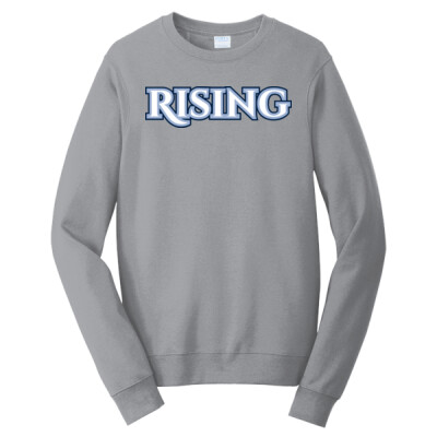 Adult Rising Favorite Fleece Crewneck Sweatshirt - Grey Thumbnail