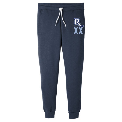 Adult Bella Canvas "R" Unisex Jogger Sweatpants w/ Optional Player Number Thumbnail
