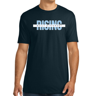 Adult Unisex Crewneck Tee - Rising Built Different Thumbnail