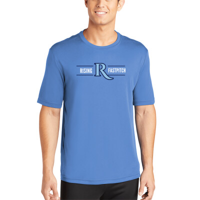 Adult Drifit Performance Tee - Rising Fastpitch Blue Thumbnail