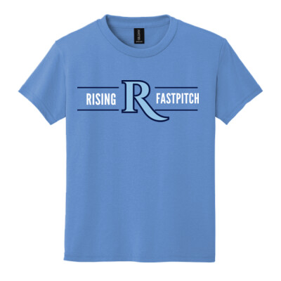 Youth Crewneck Tee - Rising Fastpitch Blue Thumbnail