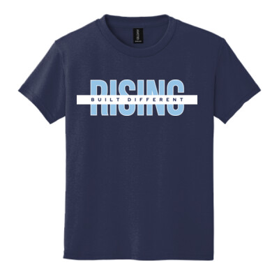 Youth Crewneck Tee - Rising Built Different Thumbnail