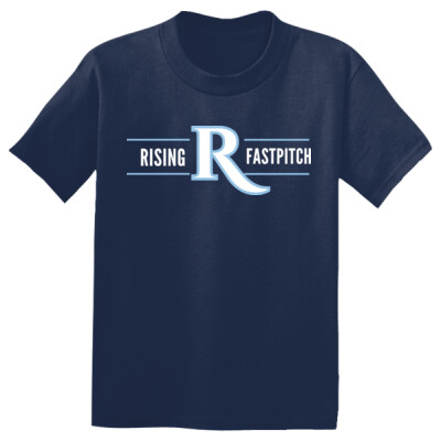 Youth Drifit Performance Tee - Rising Fastpitch White Thumbnail