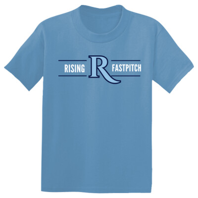 Youth Rising Drifit Performance Tee - Rising Fastpitch Blue Thumbnail