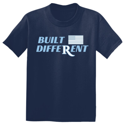 Youth Drifit Performance Tee - Built Different w/ Flag Thumbnail