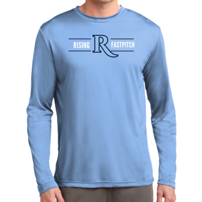 Adult Rising Long Sleeve Drifit Performance Tee - Rising Fastpitch Blue Thumbnail