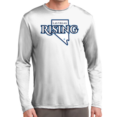 Adult Las Vegas State Outline Long Sleeve Drifit Performance Tee Thumbnail
