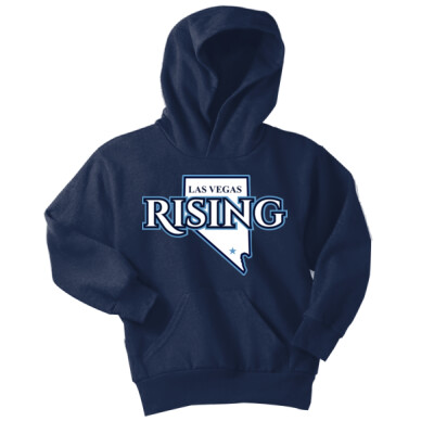 Youth Las Vegas State Outline Fleece Hoodie w/ Optional Number Thumbnail