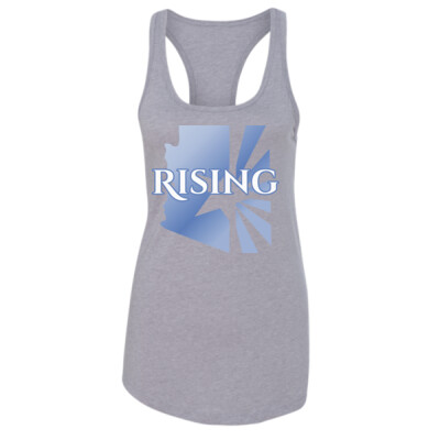 Ladies Next Level AZ State Outline Racerback Tank Thumbnail