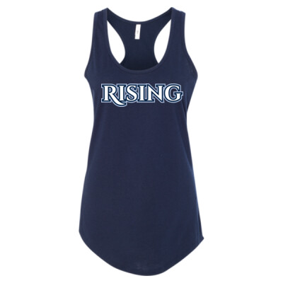 Ladies Rising Next Level Racerback Tank - Navy Thumbnail