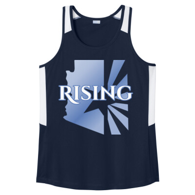 Ladies Colorblock Drifit AZ State Outline Performance Tank Thumbnail