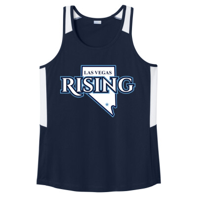 Ladies Colorblock Drifit NV State Outline Performance Tank Thumbnail