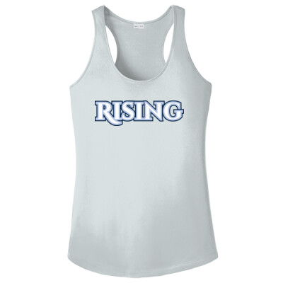 Ladies Rising Drifit Performance Tank - White Thumbnail