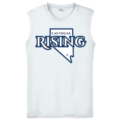 Adult NV State Outline Sleeveless Drifit Performance Tee Thumbnail