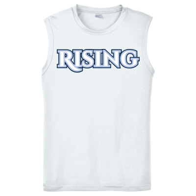 Adult Rising Drifit Sleeveless Tee - White Thumbnail