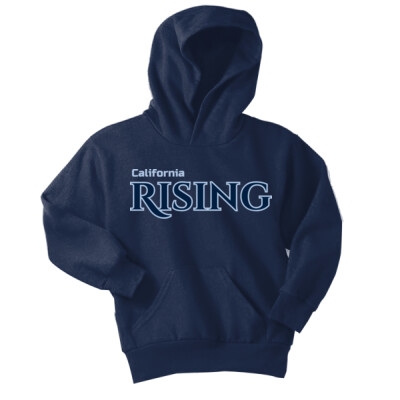 Youth California Rising Fleece Hoodie w/ Optional Number on Sleeve  Thumbnail