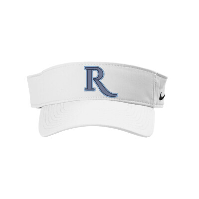 Nike White Visor - R logo flat EMB   Thumbnail