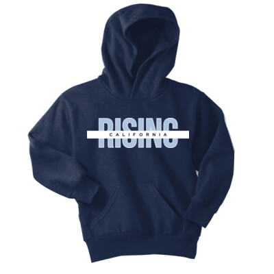 Youth California Rising Fleece Hoodie w/ Optional Number on Sleeve  2 Thumbnail