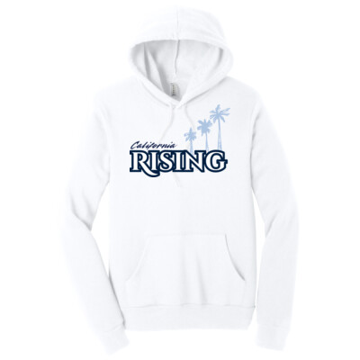 Adult Bella Canvas California Rising Hoodie w/ Optional Number on Sleeve  3 Thumbnail