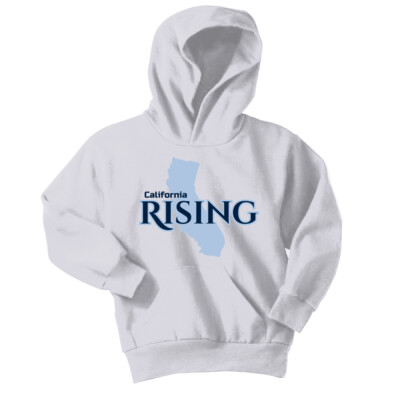 Youth California Rising Fleece Hoodie w/ Optional Number on Sleeve  4 Thumbnail