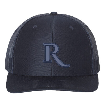 Richardson Snapback Trucker - 3D R all navy Thumbnail