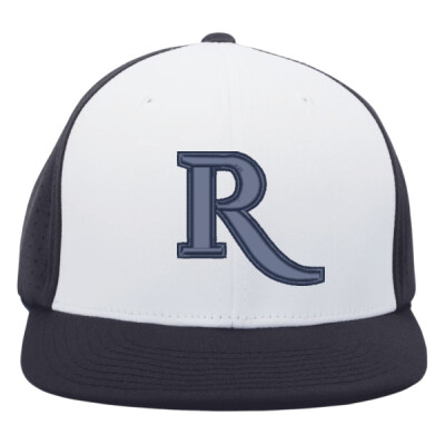 Perforated Performance Flexfit Hat - 3D R all navy Thumbnail