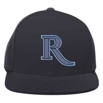 Perforated Performance Flexfit Hat - 3D R navy/light blue Thumbnail
