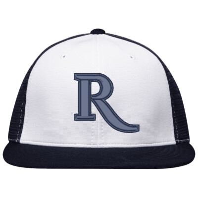 Premium M2 Performance Trucker Flexfit Hat - 3D R all navy Thumbnail