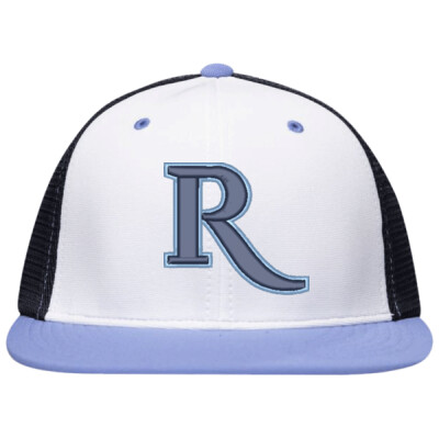 Premium M2 Performance Trucker Flexfit Hat - 3D R navy/light blue Thumbnail