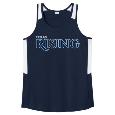Ladies Colorblock Drifit Texas Rising Tank   Thumbnail