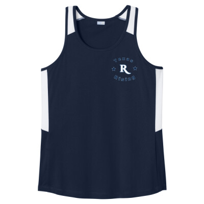 Ladies Colorblock Drifit Texas Rising Tank   3 Thumbnail