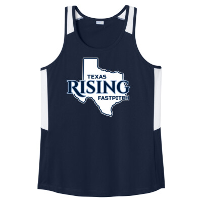 Ladies Colorblock Drifit Texas Rising Tank   5 Thumbnail