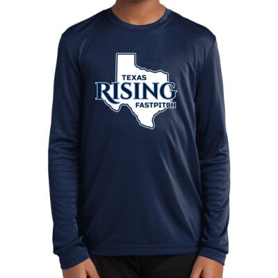 Youth Texas Rising Long Sleeve Drifit Tee   5 Thumbnail