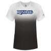 Women's V-Neck Ombre T-Shirt Thumbnail